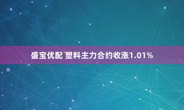 盛宝优配 塑料主力合约收涨1.01%